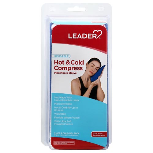Image for Leader Hot & Cold Compress, Reusable,1ea from Total Health Care Pharmacy